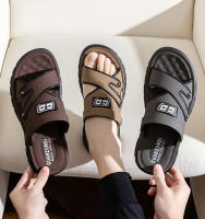 Sandalias Para Hombre Antideslizantes Y Acolchadas Verano 2025 Moda Y Versatilidad Antiguo Olor Zapatillas De Playa Impermeables Y Cómodas - details 3