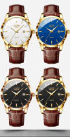 Reloj De Pulsera De Cuero Marrón LIGE Para Hombre Estilo Militar Deportivo Cuarzo Resistente Al Agua Cronógrafo Casual Reloj Masculino - details 12