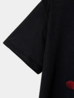 Camiseta De Niños Con Bloques De Números Cartoon Y Negro Manga Corta Estilo Inglés Microfibra Verano Para Niños Boys - details 4