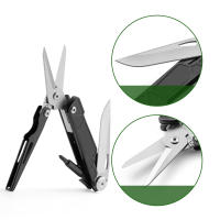 Tijeras Plegables Multi Herramienta Knive Exquisito F203S-H Acero Inoxidable Para Hogar Rescate Caza Pesca Senderismo Camping - details 3