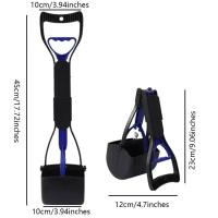 Aguja De Orina Para Perros Con Mango Largo Plegable Acero Inoxidable Ajustable Portátil Sin Doblarse Antióxido Desmontable Ligas - details 1