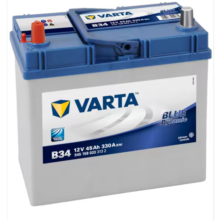 Batería de coche Varta B34 Blue Dynamic. 12V - 45Ah/330A (EN) 545 158 033 313 2 Caja B24 - 1