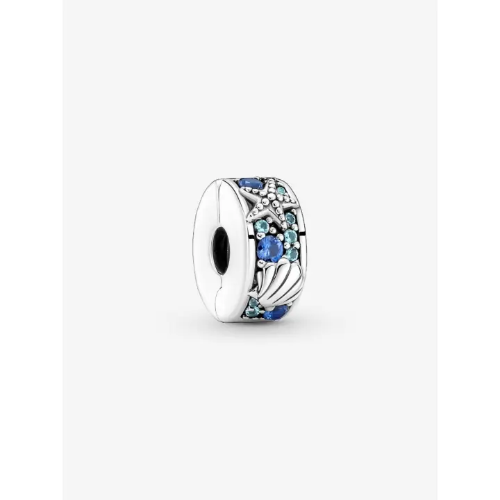 Charm de Clip Pandora Concha y Estrella de Mar Tropical 791678C01 - 1