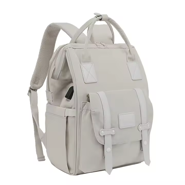 Bolsa De Pañales PANGDUBE Para Bebé Con 2 Soportes Para Carrito Impermeable Bolsa De Viaje Al Aire Libre Estilo Mochila Para Mamá Durante La Maternidad - 1