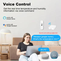 Sensor De Temperatura Y Humedad Zigbee Para Casa Inteligente Compatible Con Alexa Google Tuya Smart APP Monitoreo Remoto Var SmartLife - details 6