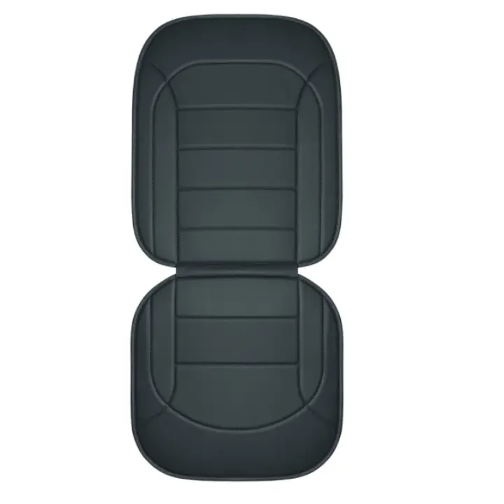 Cojín De Asiento Delantero Para Coche Universal Todas Las Estaciones Ajuste Para La Mayoría De Los Coches Cubierta Integrada De Cuero Tamaño 18x40 Pulgadas - 1