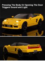 Honda NSX 1:32 Coche De Juguete Educativo Para Niños Con Luz Y Música Abrigo De 5 Puertas Vehículo Miniatura Con Retroceso Pull Toy - details 5