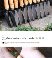 Mini Shovel De Jardín Herramienta Multifuncional De Acero Inoxidable Con Mango De Madera Para Rascar Y Aclarar La Tierra - details 13