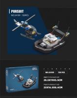 Bloques De Construcción Especial Para Vehículos De Policía Y Bomberos Serie Ciudad Modelo De Ingeniería Automotriz Kit De Artesanía Para Adultos - details 3