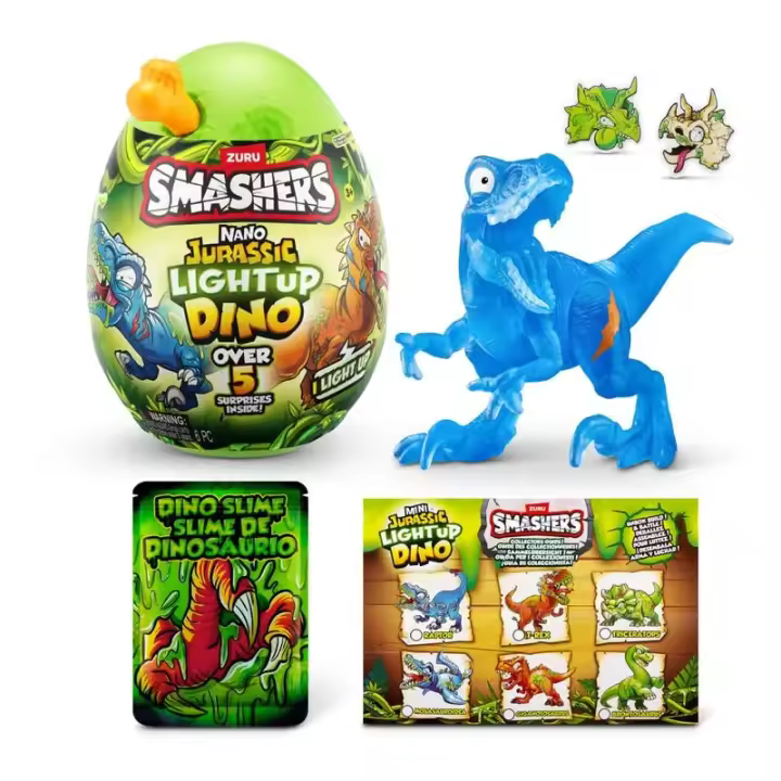 Zuru Smashers Dino Huevo Pequeño Modelos Sorpesas 74132 - 1