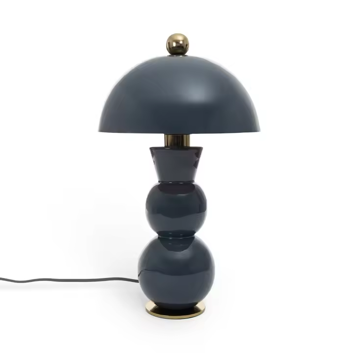 Ledkia Lámpara de Mesa Metal Onkar Azul - 1