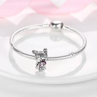 Encantos De Lurpa Con Forma De Pollo Y Corazón Pendientes De Plata Para Manualidades Joyería Original Para Mujeres DIY - details 1