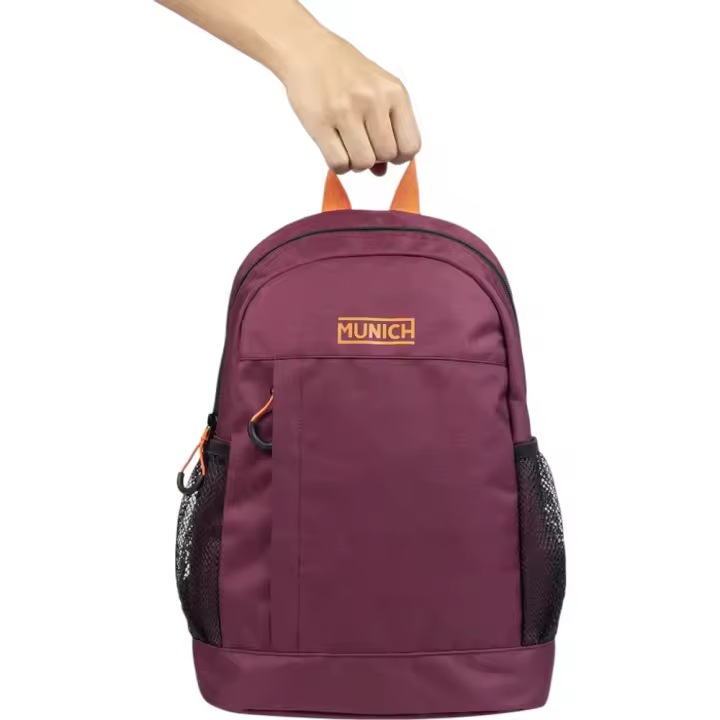 Mochila Munich Slim Small Mini 11 Litros Burdeos Vino 6500263 Backpack - 1