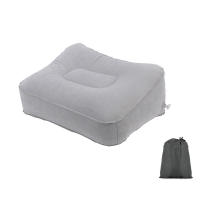 Almohada De Pie Inflable Para Viaje Y Oficina Almohada De Descanso Para Pies Con Soporte De Pierna Rectangular De Poliéster 100% - details 9