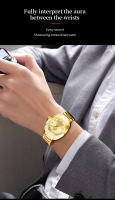 Reloj De Lujo Para Hombre Marca Top Moda Dorado 40mm Dial Con Diamantes 3Bar Impermeable Acero Inoxidable Reloj De Cuarzo Para Hombre - details 6