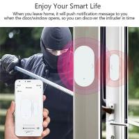 Sensor De Puerta Y Ventana Zigbee Tuya Alarma Antirrobo Para Seguridad Del Hogar Compatible Con Alexa Y Google Home Smart Life - details 6