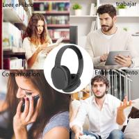Auriculares Inalámbricos Bluetooth HD Micrófono Plegable Cascos Inalambricos Hi Fi Estéreo Cancelación Ruido Control Volumen Carga Rápida USB Inalambricos Auriculares(Gris Tinta) - details 3