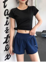 Shorts De Correr Para Mujer Con Bolsillo Anti-Exposición Y Corte Ajustado Fitness Entrenamiento Ligero Y Secado Rápido Yoga - details 7