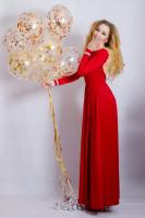 Globos de confeti, globos de confeti. Globos transparentes con confeti dorado para cumpleaños, graduaciones y fiestas de año nuevo. - details 3