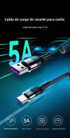 Cable De Carga Rápida 66W 5A Tipo C Telescópico Para Coche USB Para Samsung Xiaomi Redmi Cable USB C De Silicona Líquida - details 0