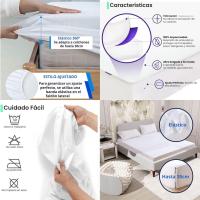 ZYLX SHOPPING – Funda de Colchón con Cremallera | Microfibra Transpirable, Antiácaros y Antibacterias | Ajuste Profundo hasta 25cm | Cubrecolchón para Cama 90/105/135/150 cm - details 2