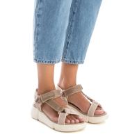XTI 142917 02 Sandalias plataforma mujer 32189 24V SANDALIA T MACRAME BEIGE - details 0