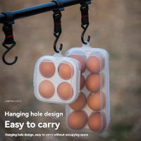 Caja De Almacenamiento Transparente Antichoque Para Huevos Portátil Para Camping Y Viajes Resistentes Al Rompimiento Caja De Protección Para El Hogar - details 5