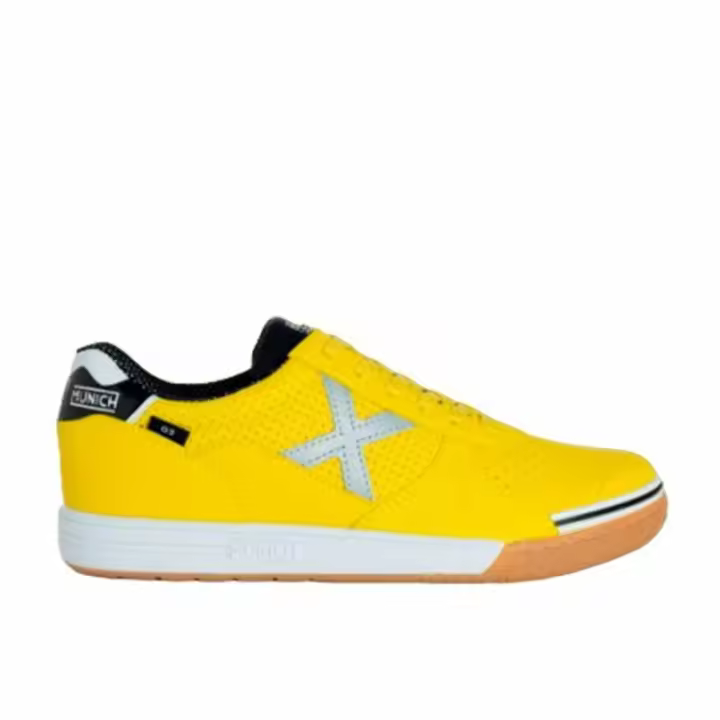 Zapatillas de Fútbol Sala para Adultos Munich G-3 Profit 387 Hombre Amarillo - 1