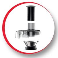 Moulinex Frutelia JU370810 - Licuadora 350 W, gran diámetro de apertura, diseño compacto, 2 velocidades, filtro de acero inoxidable, depósito de 950 ml, piezas extraíbles aptas para lavavajillas [Clase de eficiencia energética A+] - details 4