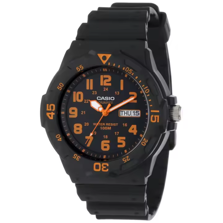 Casio Mrw-200h-4bvcf  Reloj Para Para Hombre Color Naranja - 1