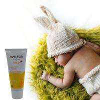 Crema de pañal caléndula Weleda, calma y regenera la piel enrojecida e irritada del culito del bebé, protege y aísla de la humedad, - details 0