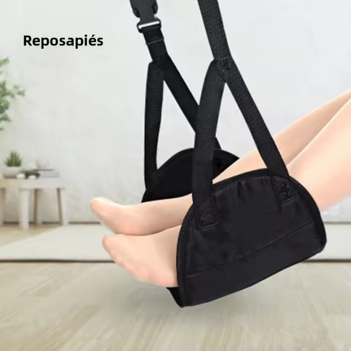 Almohada De Viaje Ajustable Para Pies De Avión Asiento De Coche Esencial Para Dormir En El Sueño Almohada De Pies Portátil Para Tren - 1