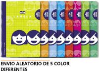 Paquete 5 Cuaderno Basico Lamela A5 (LIBRETA PEQUEÑA) Cuarto 40 Hojas 4mm,Cubierta cartón - TAPA BLANDA - ¡¡¡OJO!!! - details 0