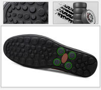 Zapatos De Cuero Genuino Para Hombre Casual Lujo Mocasines Suaves Transpirables Botines Slip on Barco Talla Grande 37-47 - details 8