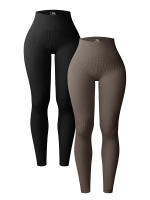 Pantalones De Yoga Para Mujer De Otoño E Invierno Cintura Alta Elasticidad Levantamiento De Caderas Secado Rápido Fitness Sin Costuras - details 10