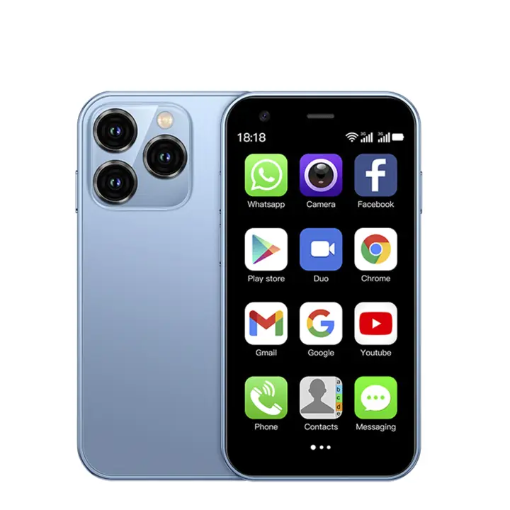 DAM. Mini smartphone XS15 3G, Android 8.1, 2GB RAM + 16GB. Pantalla 3''.Doble tarjeta SIM. 4,5x1,2x10,2cm - 1