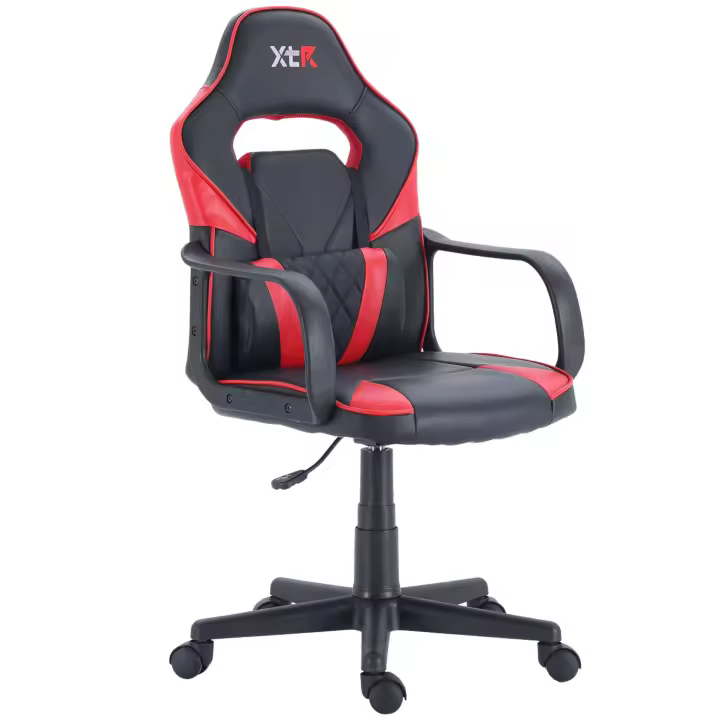 Silla gamer RED REX color Negro y Rojo Silla gamer original Set up gaming Moderno - 1