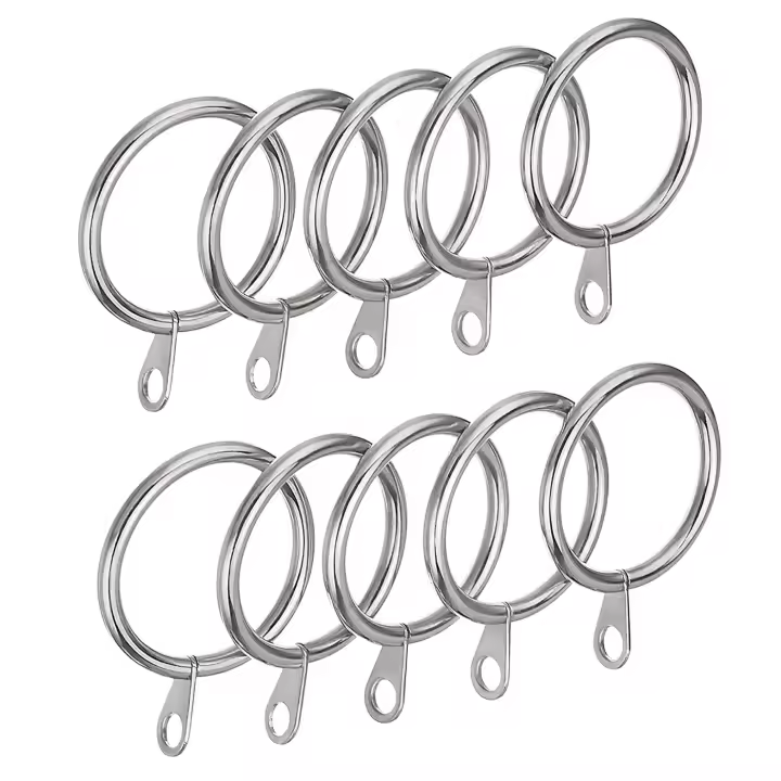 Anillas de metal para cortinas, Diámetro Interno de 32mm , Anillas para Colgar Cortinas. - 1