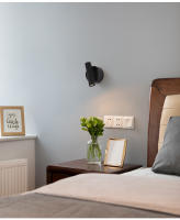 Lámpara De Pared LED De Interior Con Interruptor En Latón Decorativa Para Dormitorio Y Habitación De Hotel Iluminación Para Lectura Nocturna - details 1