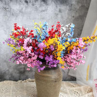 Flores Artificiales Blancas De Cerezo Y Gypsophila Para Decoración De Hogar Y Boda Arreglo Floral De Tela Seda Para Vaso O Ramo Falso De Navidad - details 6