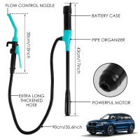 Bomba De Transferencia De Líquido a Batería Con Control De Flujo Y Boquilla Portátil Para Gas Y Diesel Bomba De Combustible Portátil - details 3