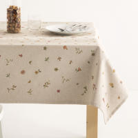 BOHEME - Mantel lino antimanchas estampado Wasabi N02 Lino - details 0