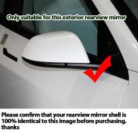 Cubierta De Espejo Lateral Para Tesla Model 3 2021-2024 En Color Negro Brillante ABS Alta Calidad Con Bocina Exterior Para Auto - details 2
