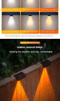 Lámpara Solar LED Exterior 2024 Impermeable Para Pared Ilumina Arriba Y Abajo Decoración De Jardín Hogar Navidad Fuente De Energía Solar ABS IP65 - details 25