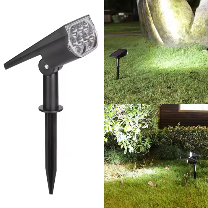 Spot Solar Exterior 2/7LED Luz De Escenario De Paisaje Impermeable Cambio De Color Para Jardín Patio Camino Decoración De Camping - 1