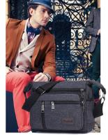 Bolso de hombro de lona para hombre, bandolera informal de viaje, de lujo, a la moda, de alta calidad - details 3