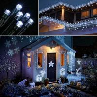 Luces De Hiedra Solar Para Exteriores 105Pies 310LED Impermeables Para Navidad Patio Jardín Bodas Fiestas Decoración De Árbol - details 2