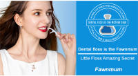 1000Pcs Floss Dental Familiar Fawnmum Con Dos Líneas De Toallitas Desechables Para Cuidado Oral Fresh Breath Para Adultos - details 4