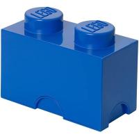Lego Strorage brick 2 knobs caja almacenaje lego azul - details 7
