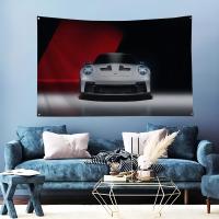 Bandera De Decoración Para Habitaciones Con Diseño De Porsche 911 GT3 Origen China Madera De Bambú Sin Embalaje Peso Nulo - details 4